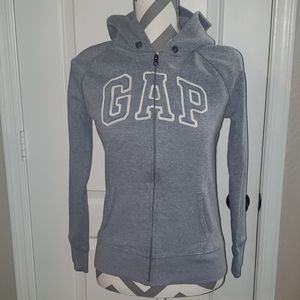 Blue Gap Zip Up Hoodie
